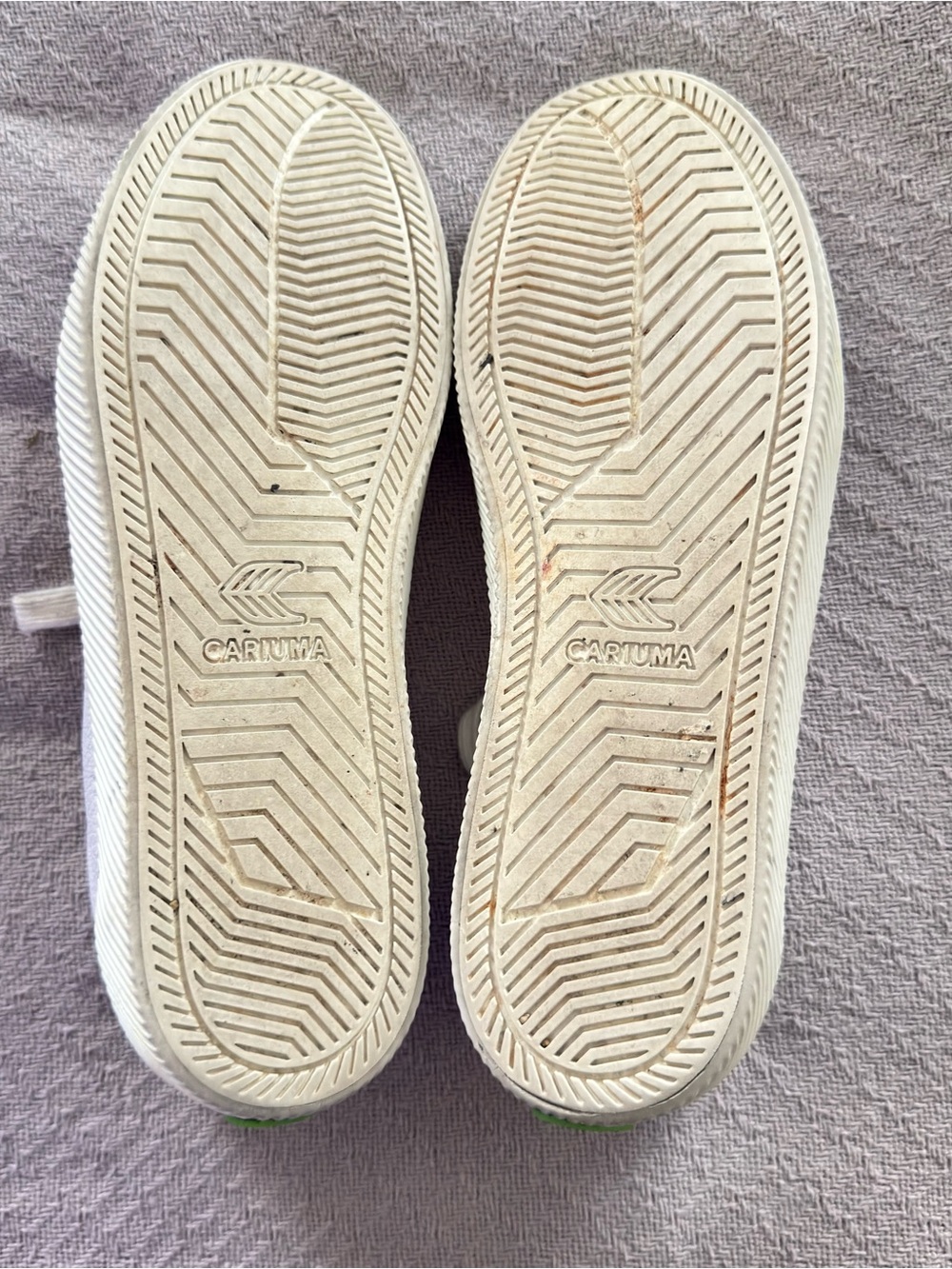 Cariuma White Leather Lace-Up Sneakers Size 9 - Picture 5 of 6